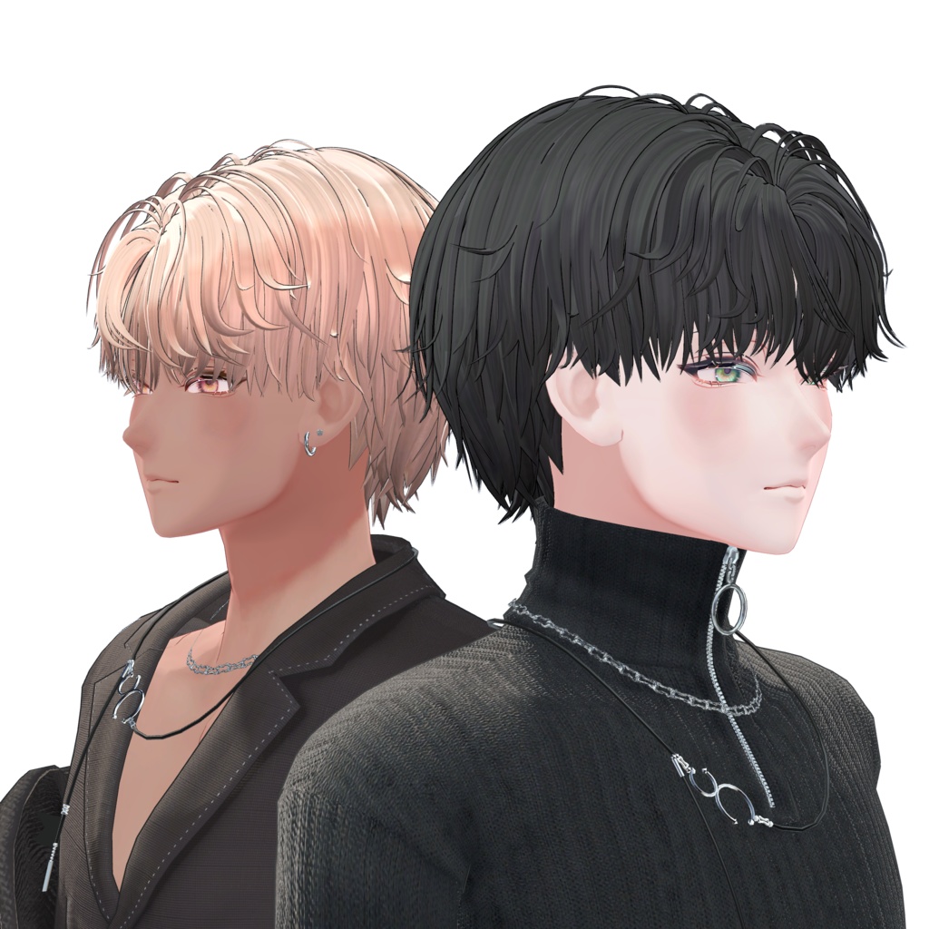 無造作センターパート【8 avatars】