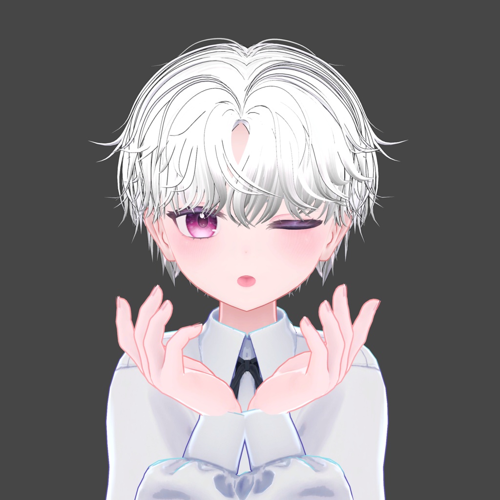 無造作センターパート【8 avatars】