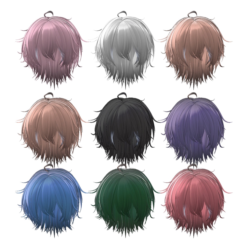 【12アバター対応】ミディアムウルフ/Medium Wolf【VRChat】