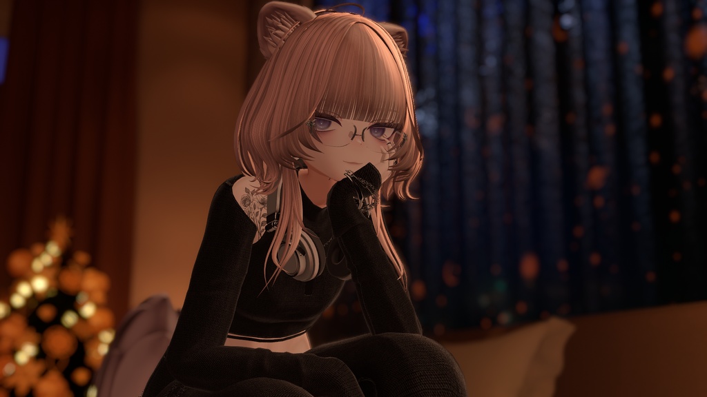 【10アバター対応】クラゲウルフ / Jellyfish Wolf【VRChat】