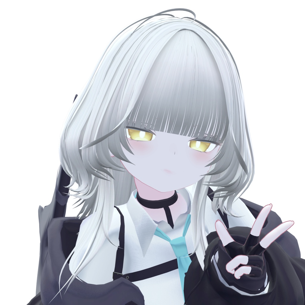 【10アバター対応】クラゲウルフ / Jellyfish Wolf【VRChat】