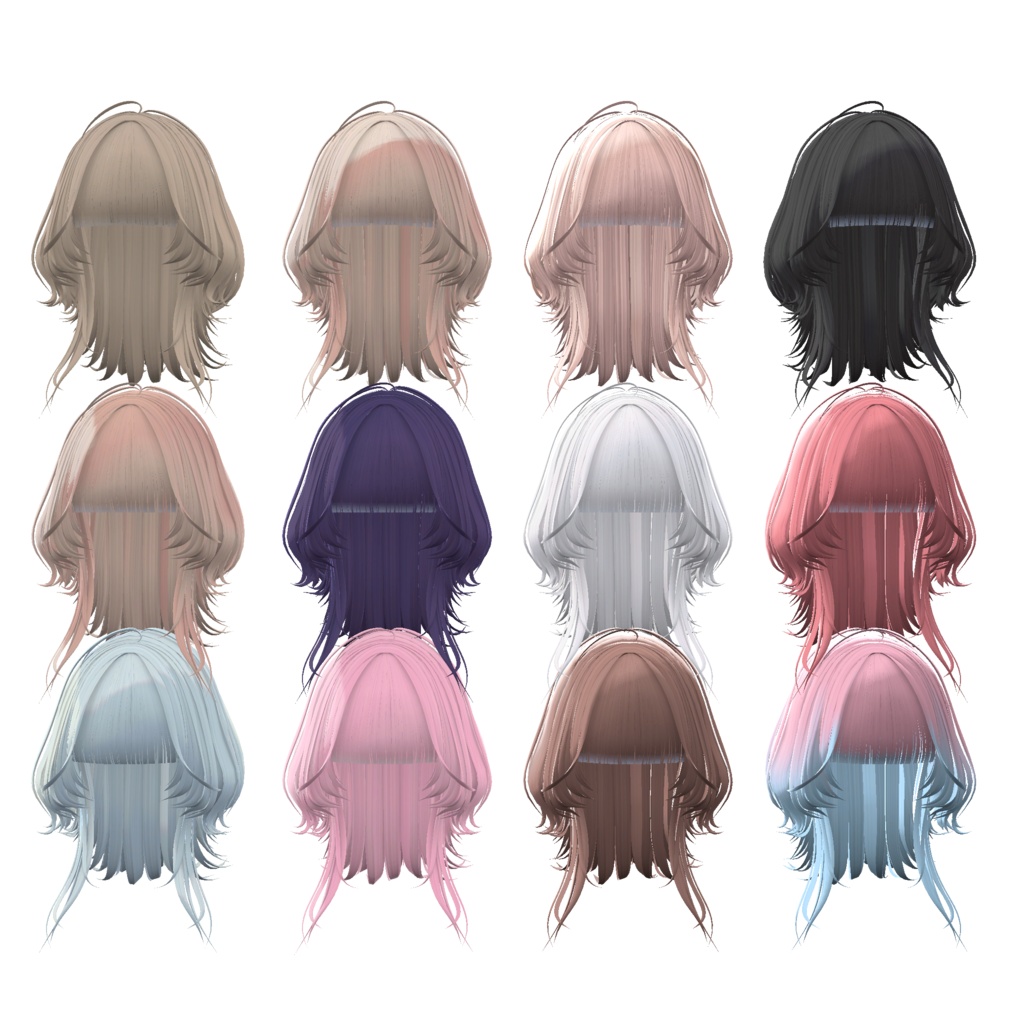 【10アバター対応】クラゲウルフ / Jellyfish Wolf【VRChat】