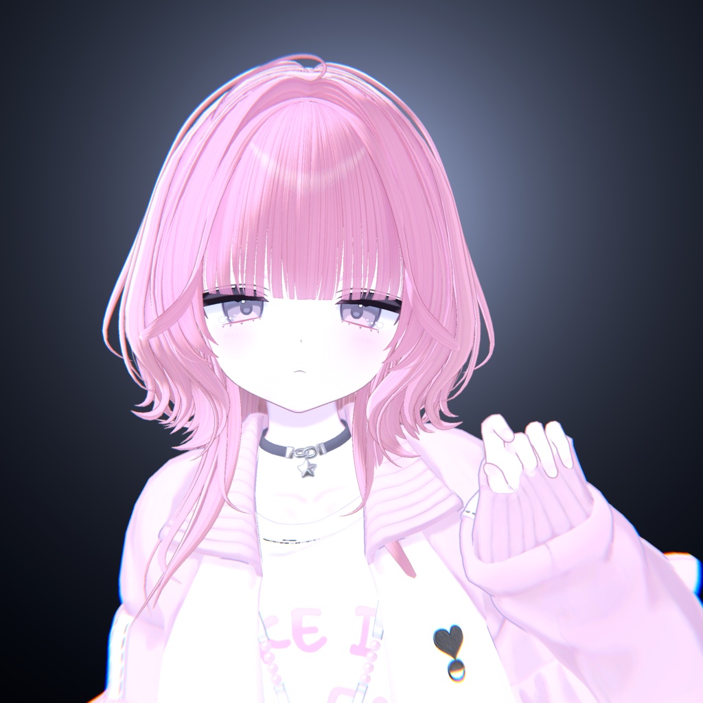 【13アバター対応】クラゲウルフ / Jellyfish Wolf【VRChat】