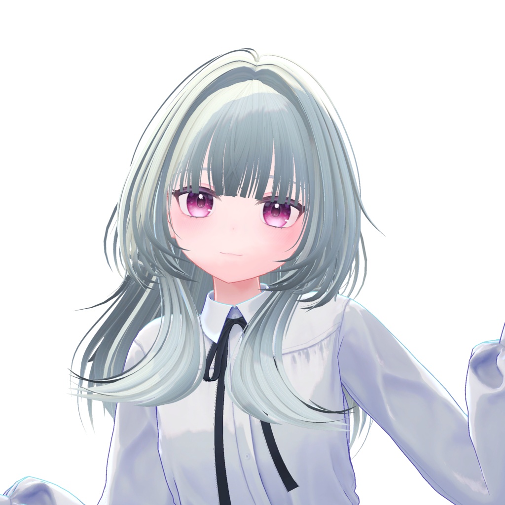 エアリーミディアムロング【10アバター対応】【VRChat】