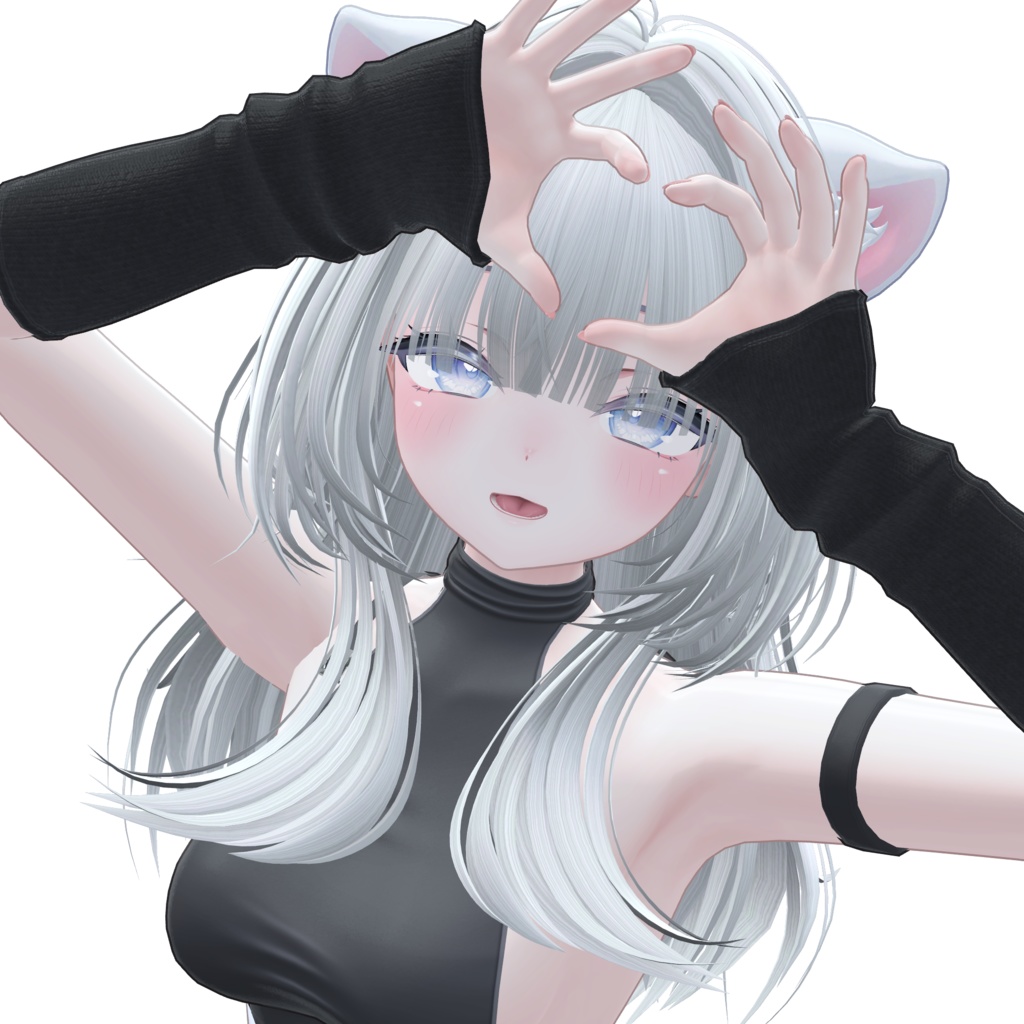 エアリーミディアムロング【10アバター対応】【VRChat】