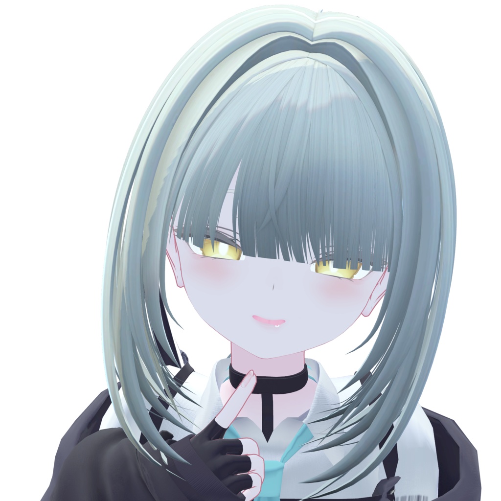 バンスクリップポニーテール【10アバター対応】【VRChat】