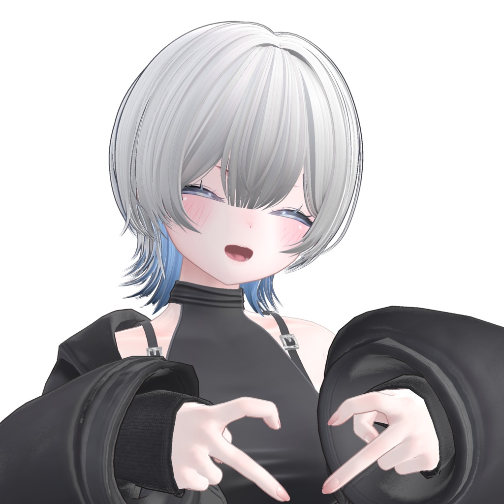 耳掛けショートウルフ / ear hook Short wolf【10 Avatars】