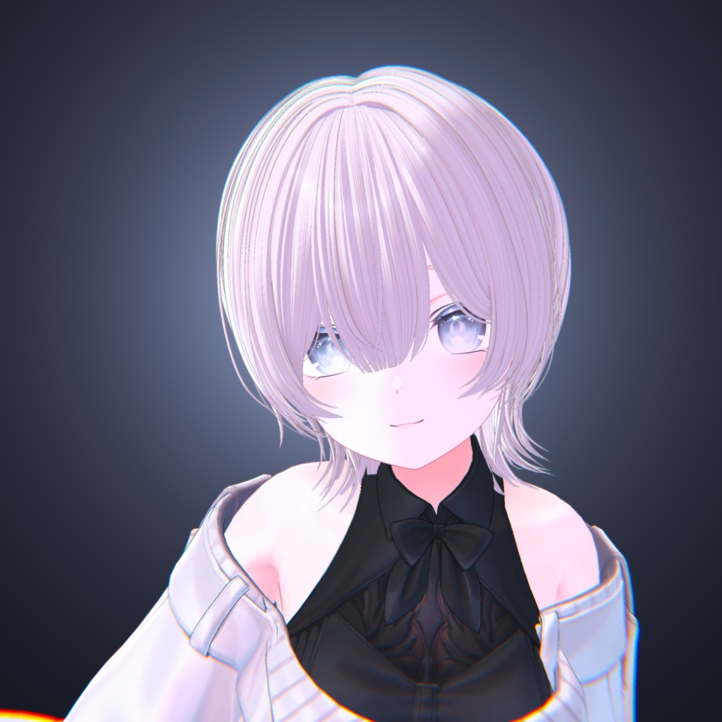 【16アバター対応】✦ 耳掛けミディアムウルフ ✦【VRChat】