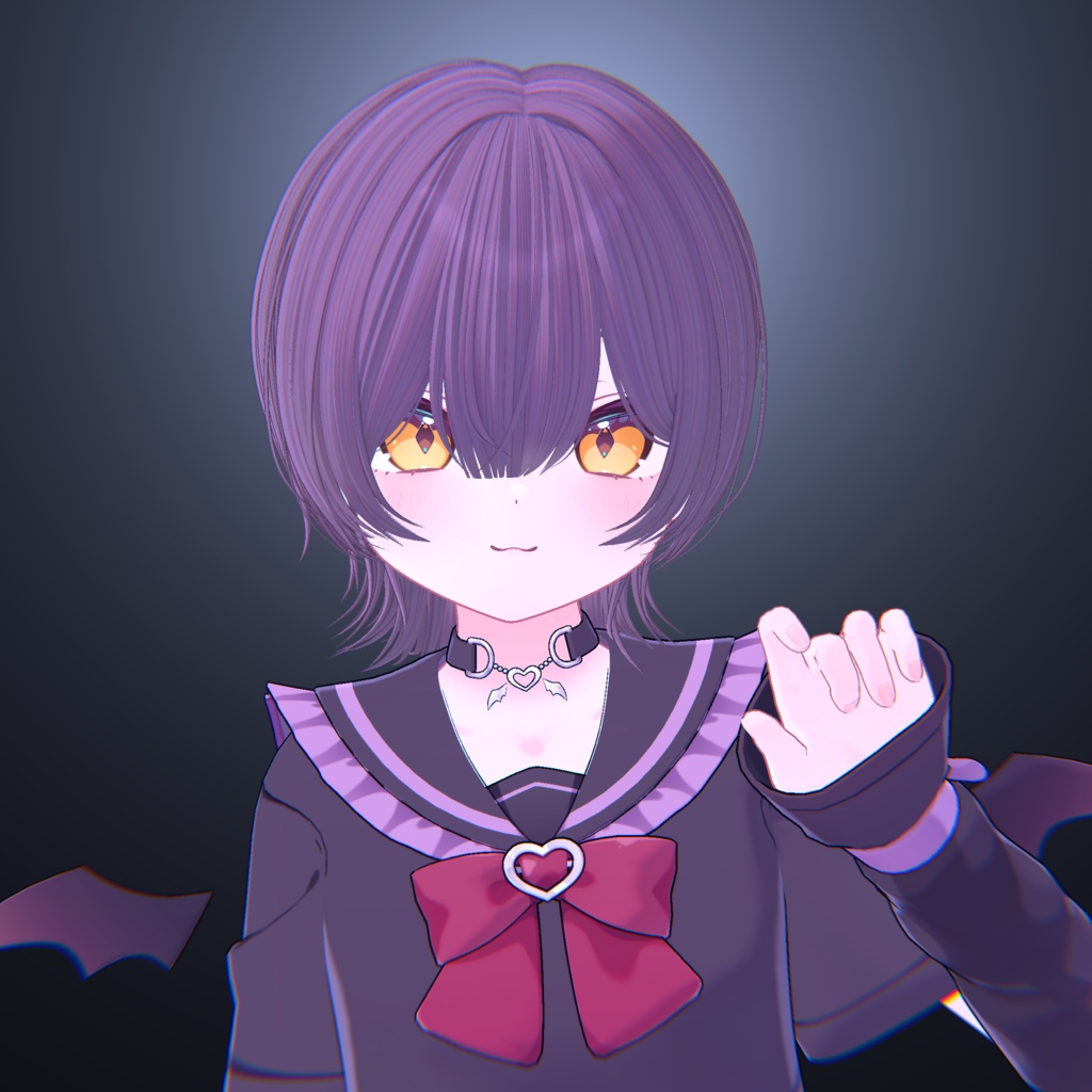 【16アバター対応】✦ 耳掛けミディアムウルフ ✦【VRChat】