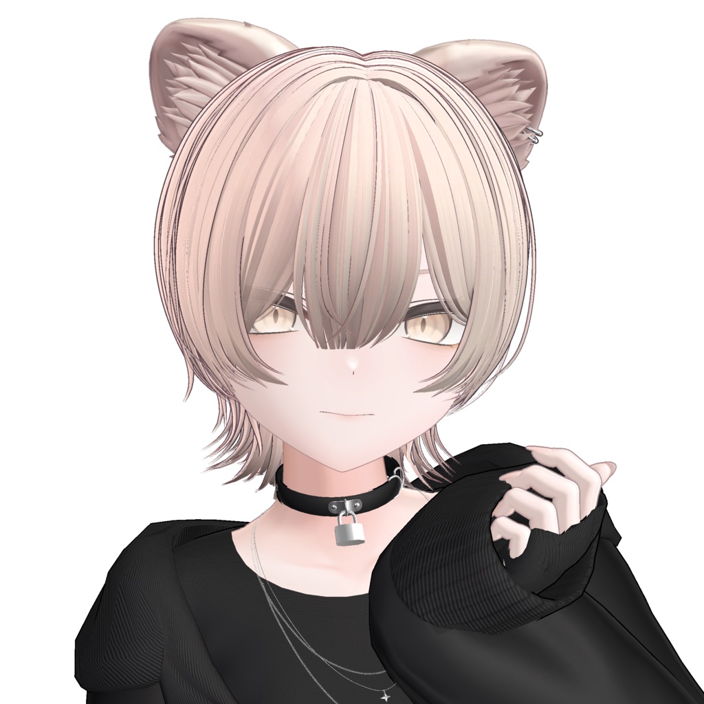 耳掛けショートウルフ / ear hook Short wolf【10 Avatars】