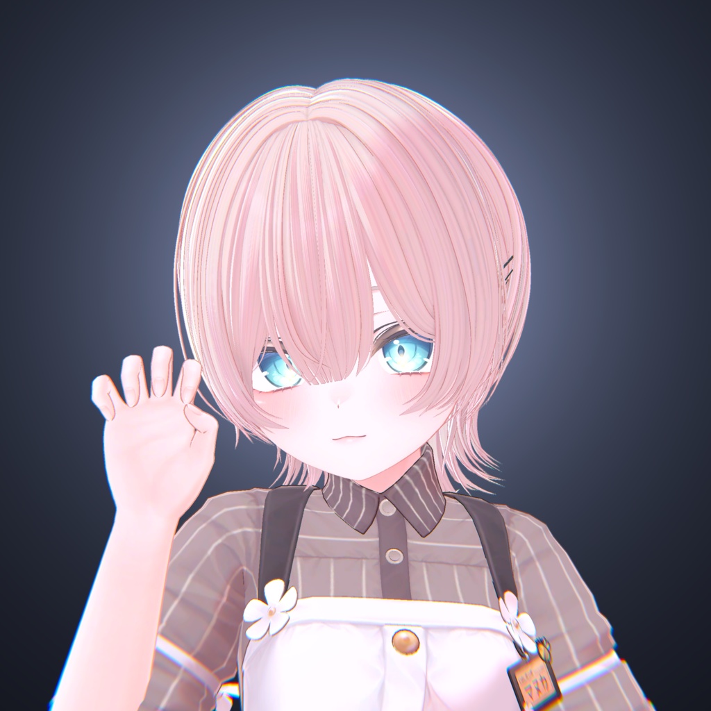 【16アバター対応】✦ 耳掛けミディアムウルフ ✦【VRChat】