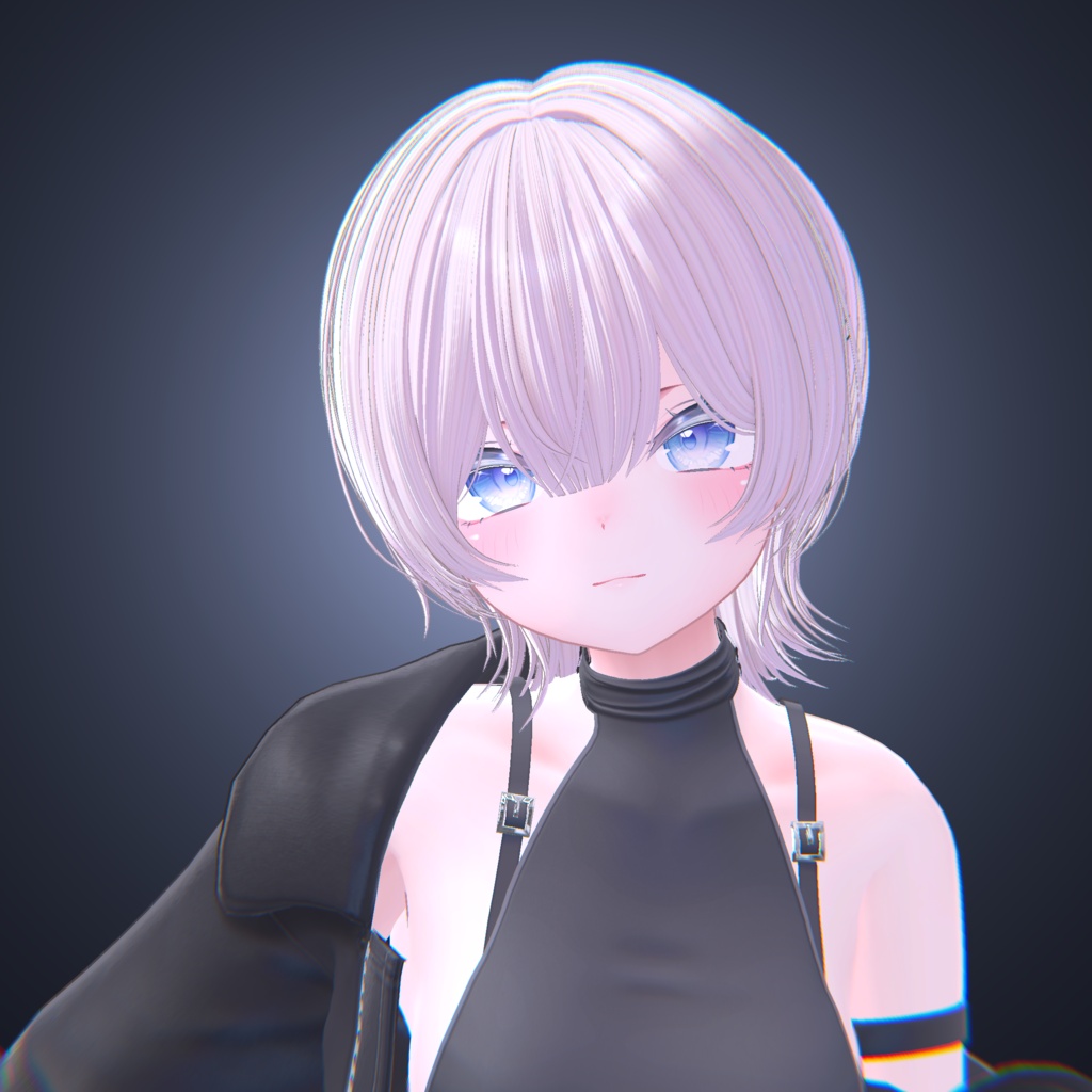 【16アバター対応】✦ 耳掛けミディアムウルフ ✦【VRChat】