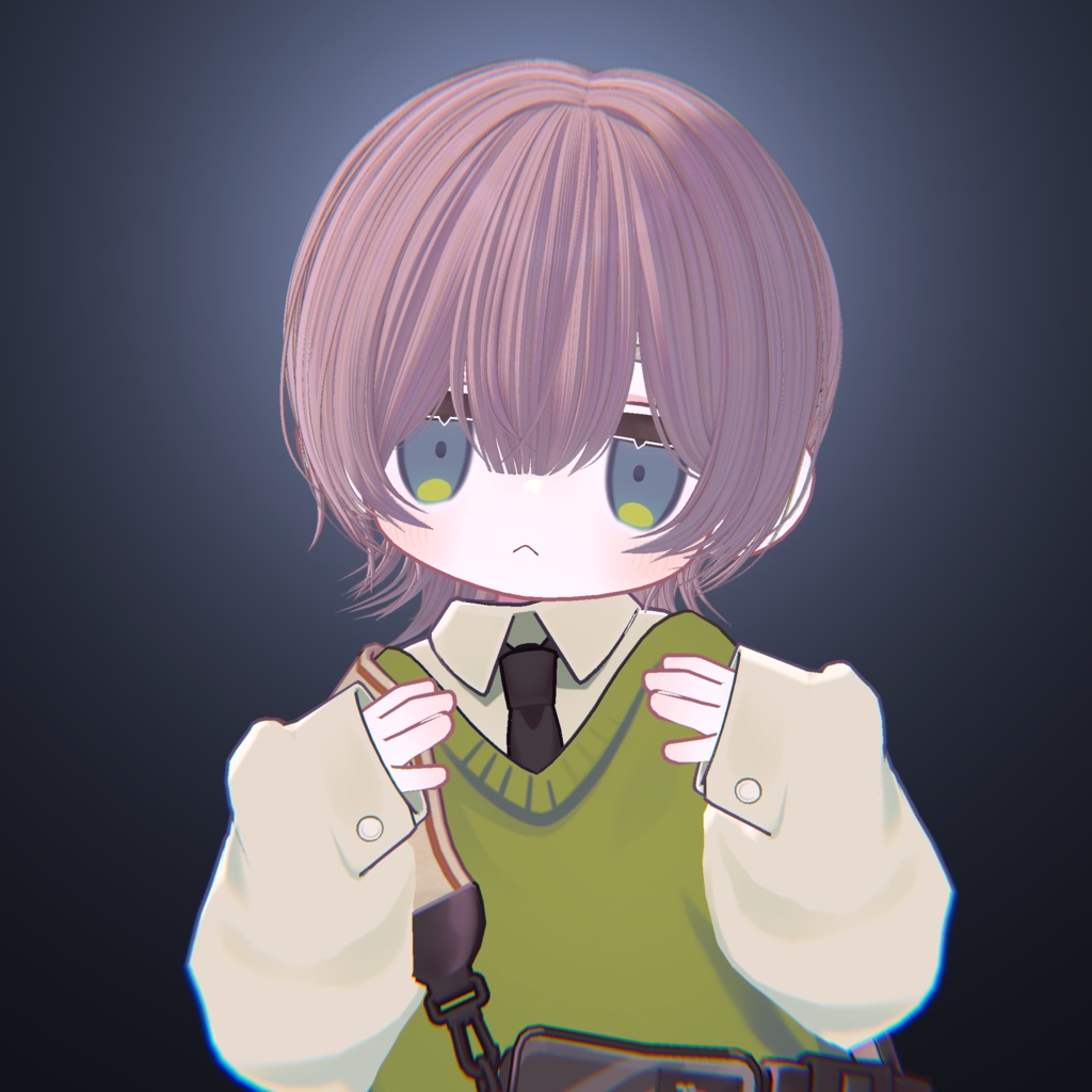 【16アバター対応】✦ 耳掛けミディアムウルフ ✦【VRChat】