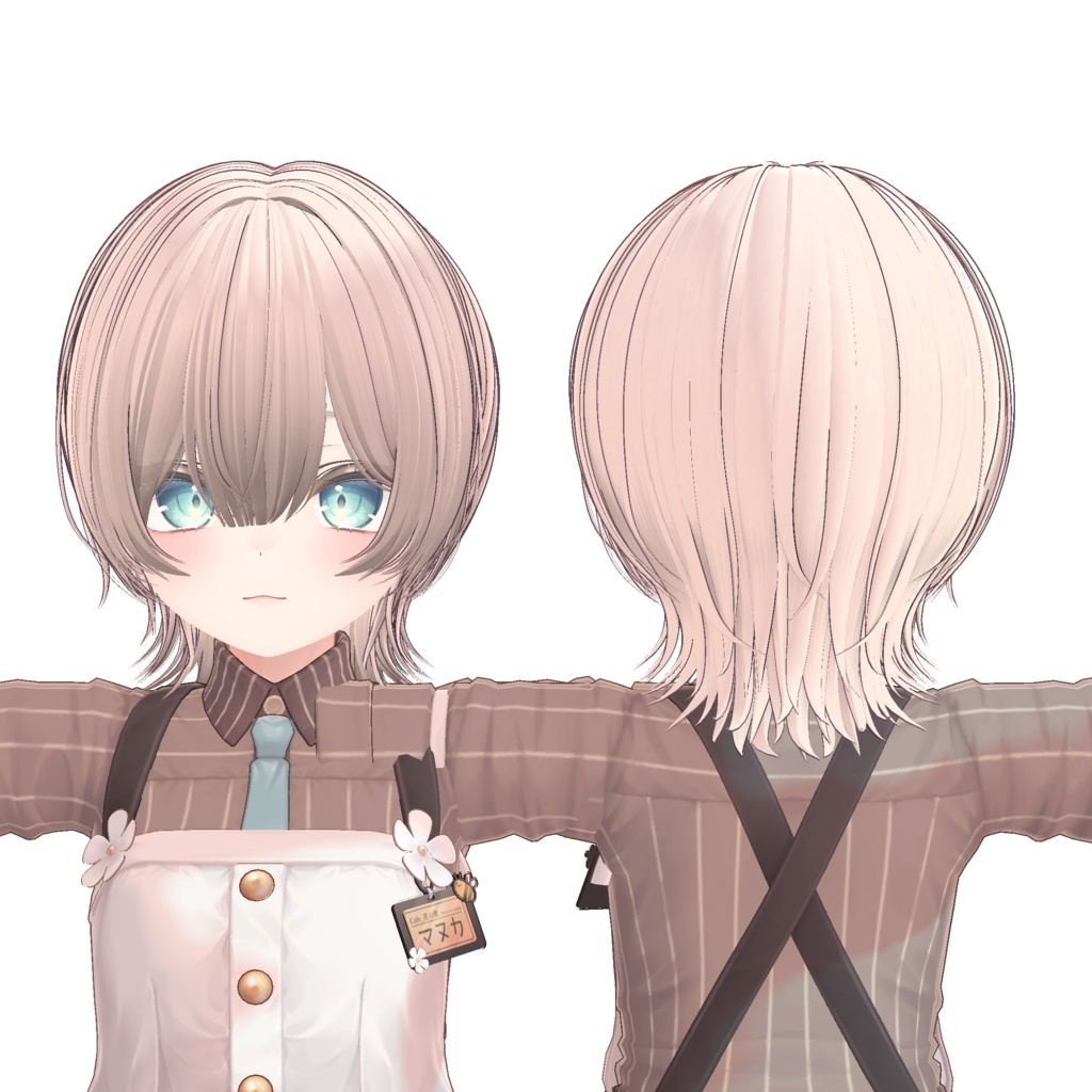 耳掛けショートウルフ / ear hook Short wolf【10 Avatars】