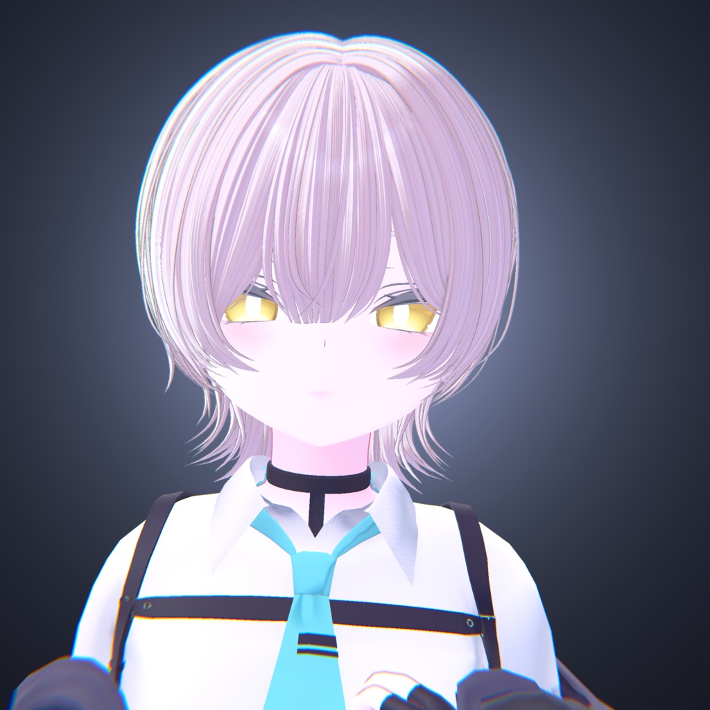 【16アバター対応】✦ 耳掛けミディアムウルフ ✦【VRChat】
