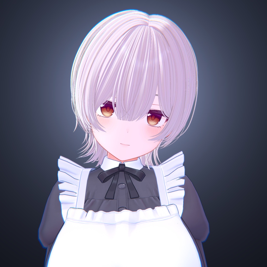 【16アバター対応】✦ 耳掛けミディアムウルフ ✦【VRChat】