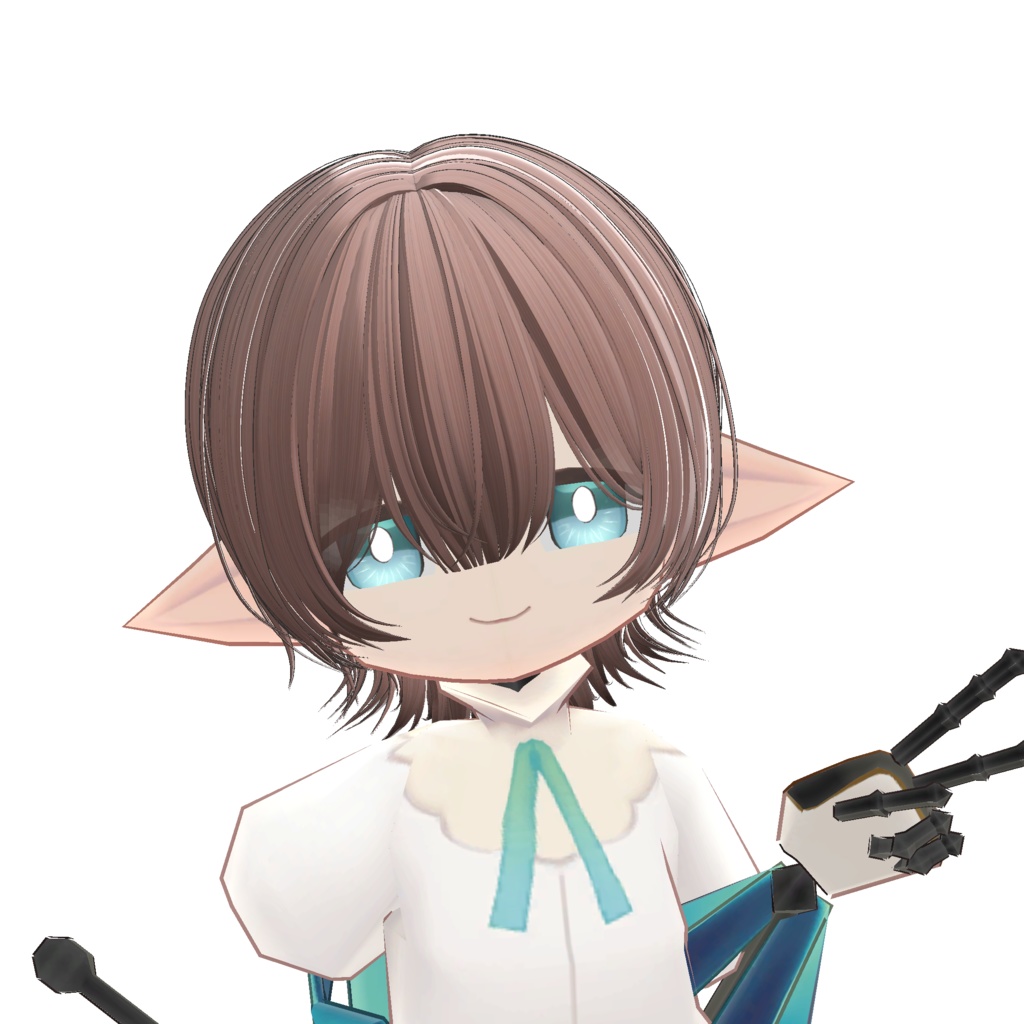 耳掛けショートウルフ / ear hook Short wolf【10 Avatars】