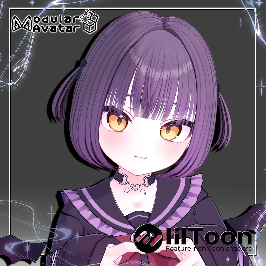 Bob Twin Tails 【10 avatars】【VRChat】