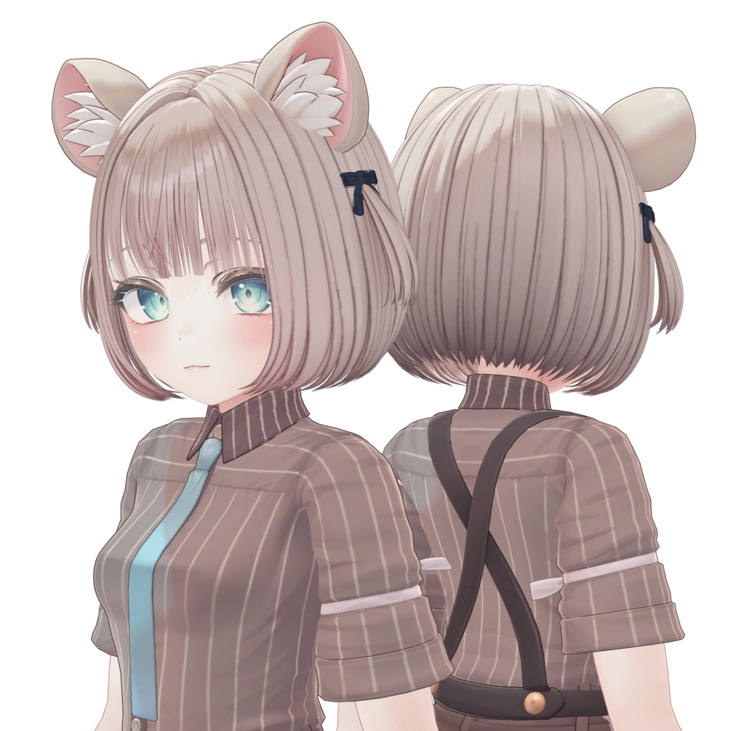 Bob Twin Tails 【10 avatars】【VRChat】