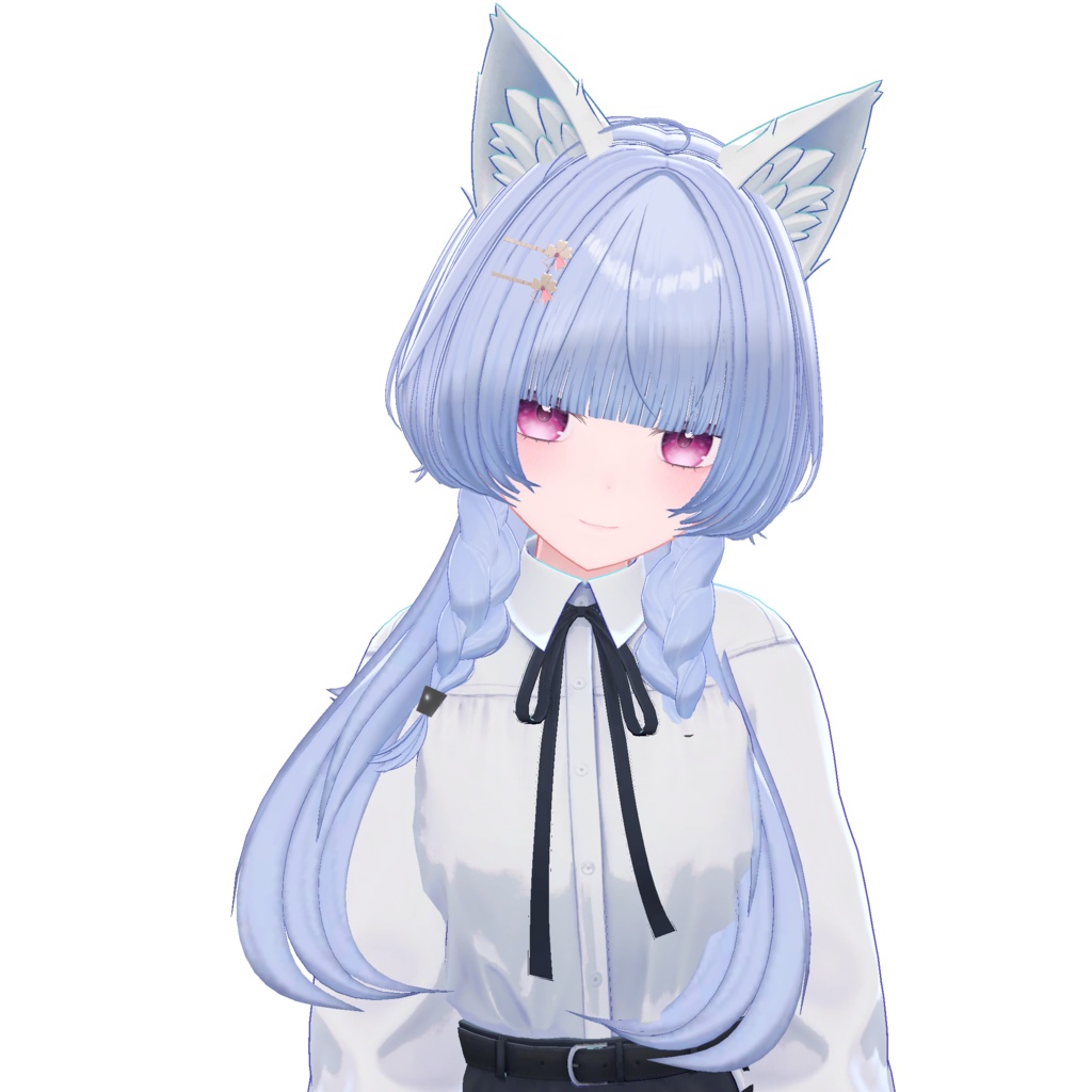 みつあみくらげ【11アバター対応 VRC Hair】