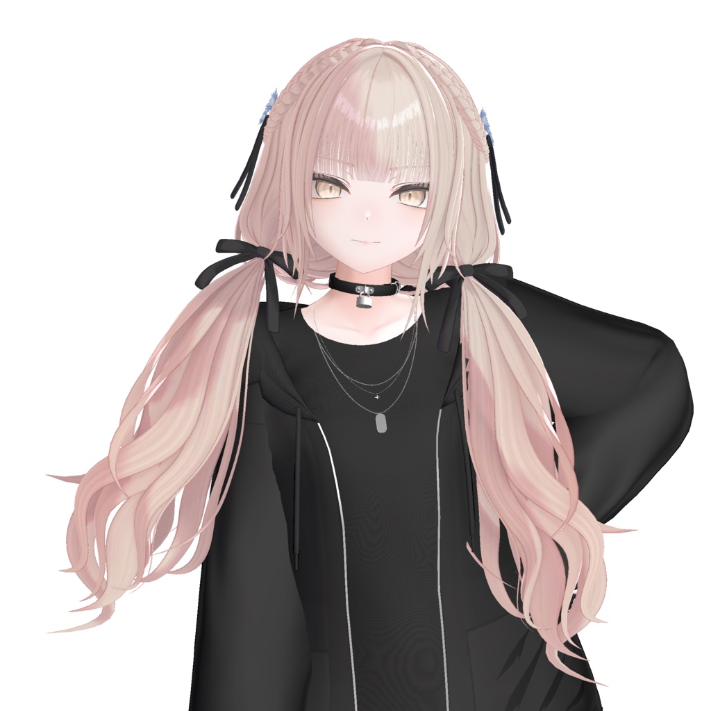 ゆるかわツイン【11アバター対応 VRC Hair】