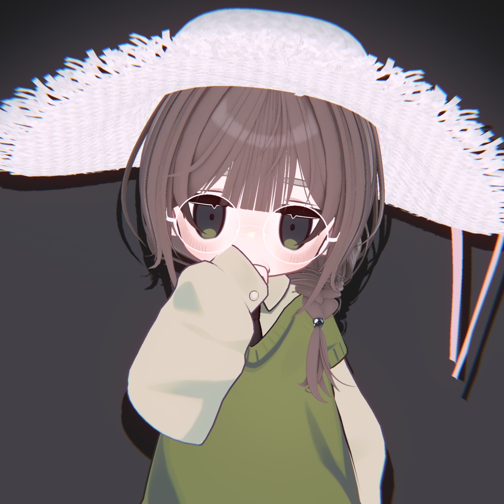 サイド三つ編み【14アバター対応】【VRChat】