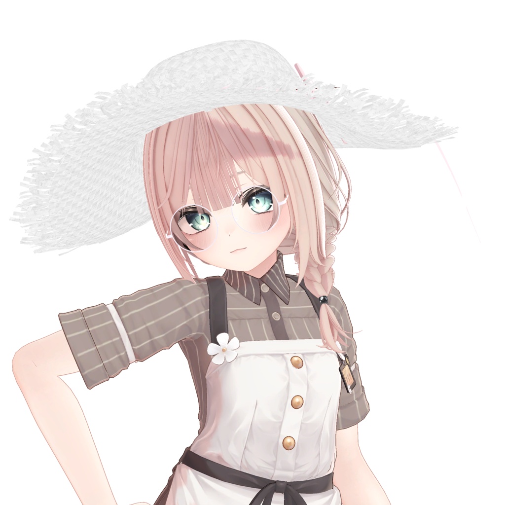 サイド三つ編み【14アバター対応】【VRChat】