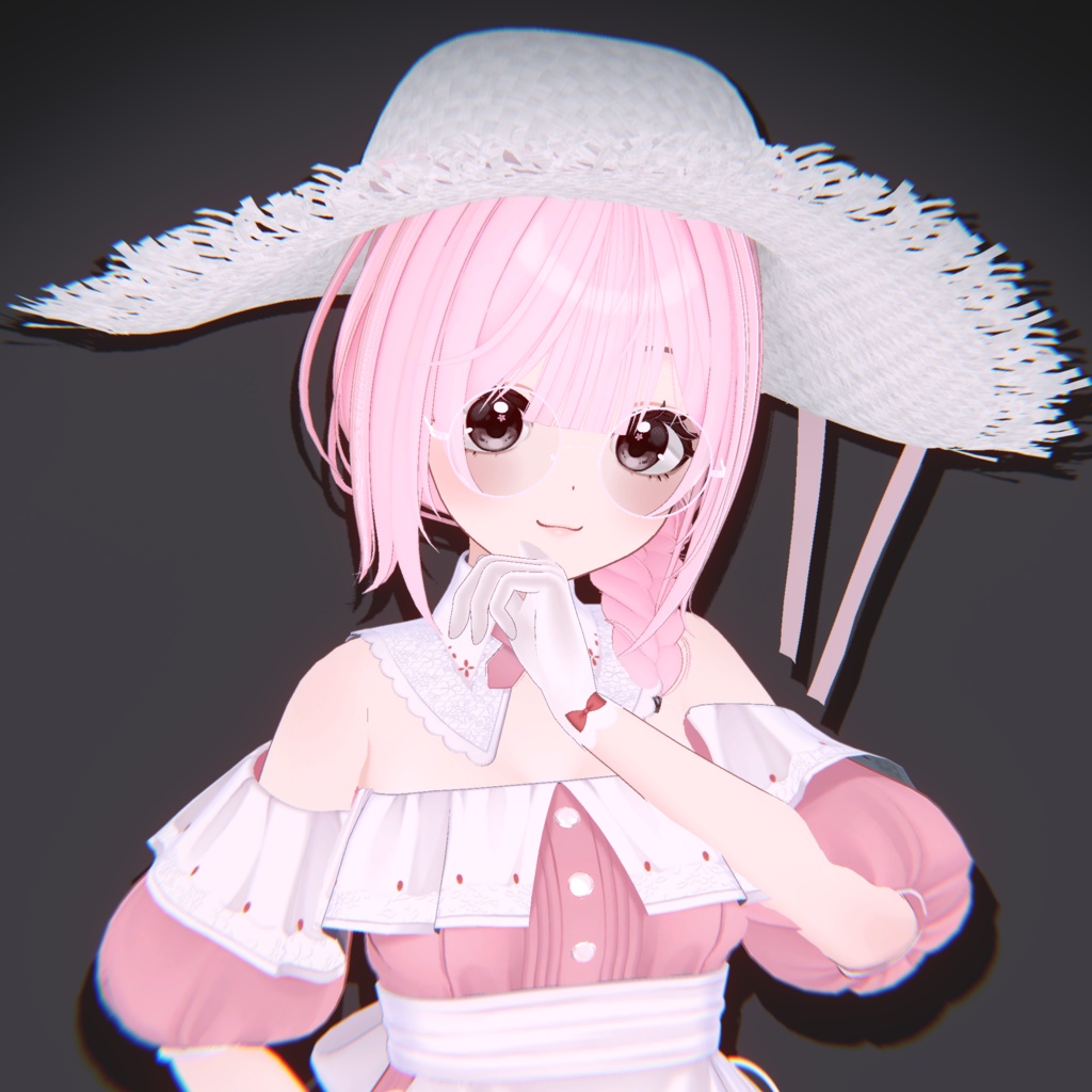 サイド三つ編み【14アバター対応】【VRChat】