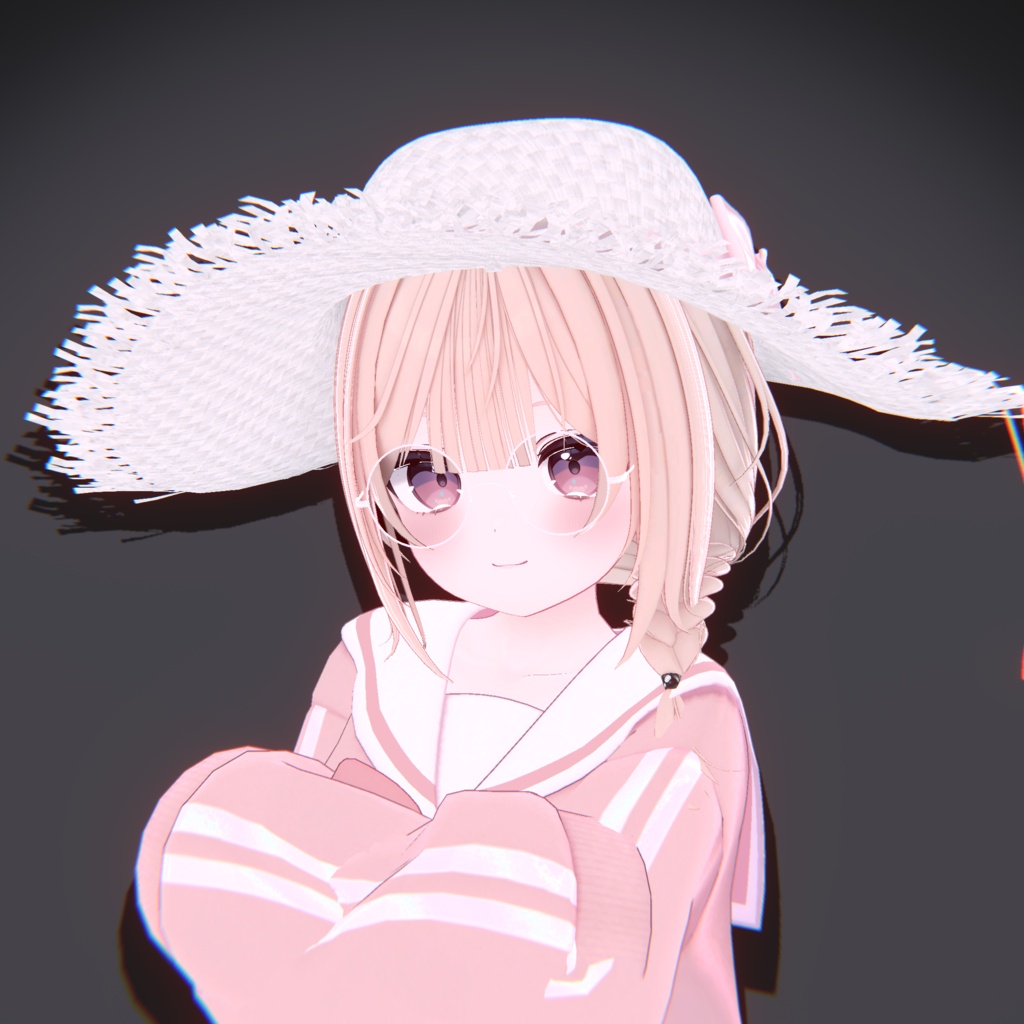 サイド三つ編み【14アバター対応】【VRChat】