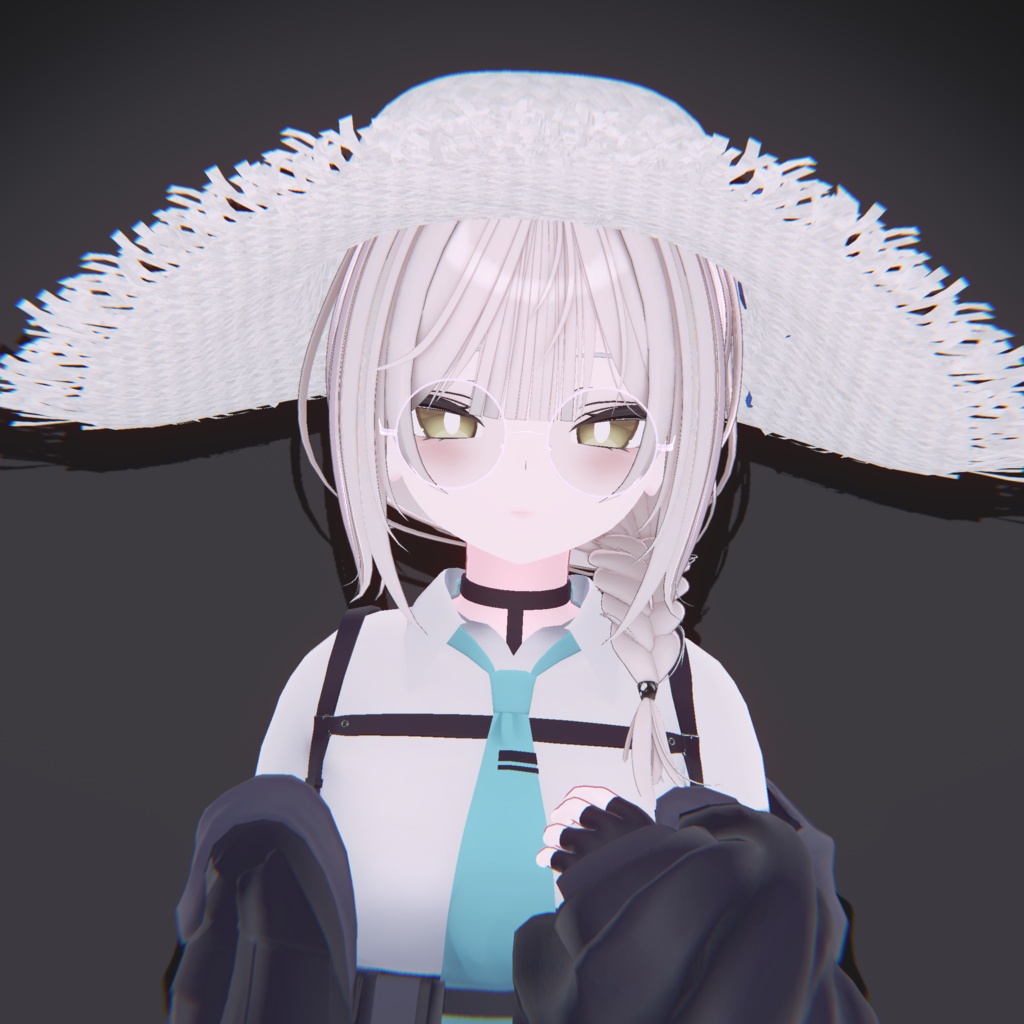 サイド三つ編み【14アバター対応】【VRChat】