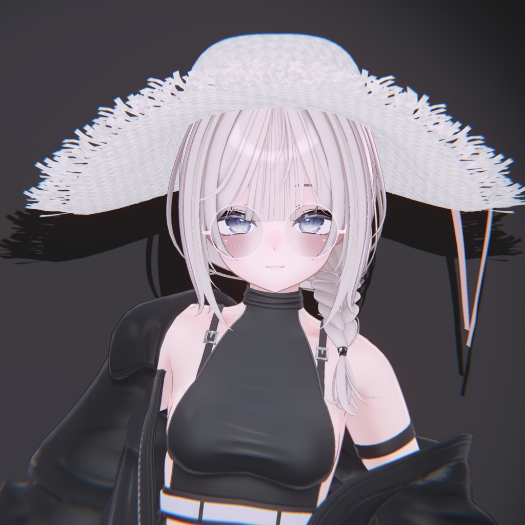 サイド三つ編み【14アバター対応】【VRChat】