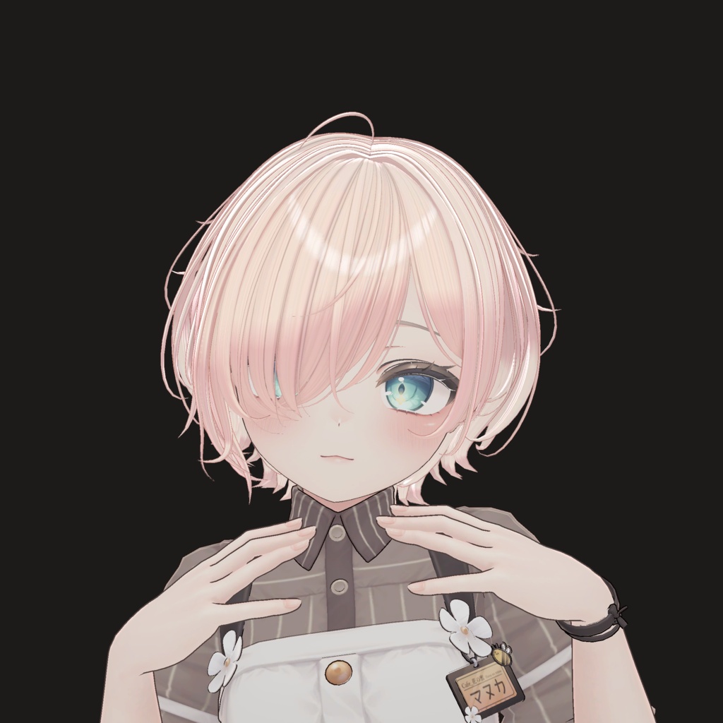 【14アバター対応】メカクレラフショート【VRChat】