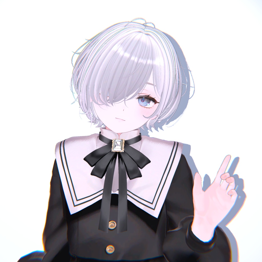 【20アバター対応】メカクレラフショート【VRChat】