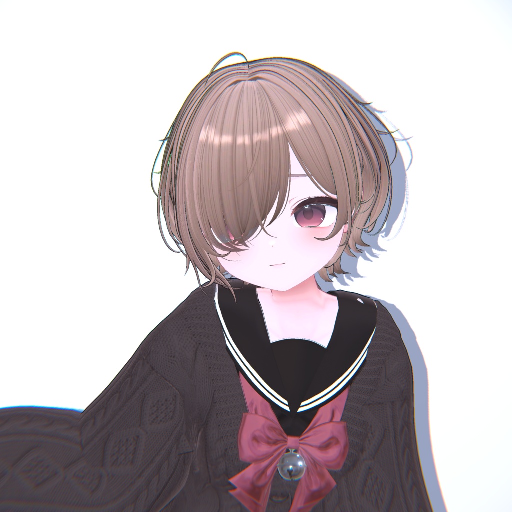 【20アバター対応】メカクレラフショート【VRChat】