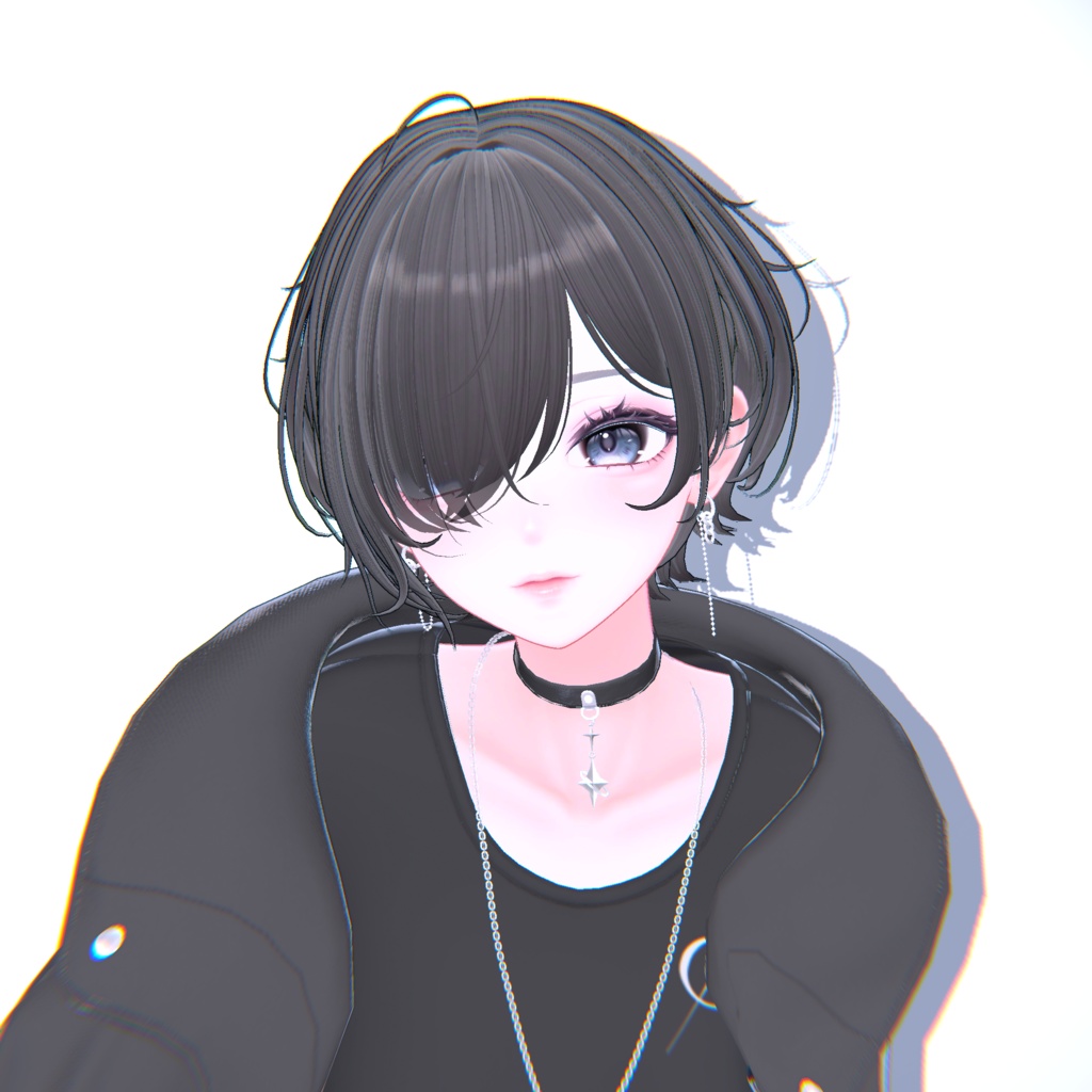【20アバター対応】メカクレラフショート【VRChat】