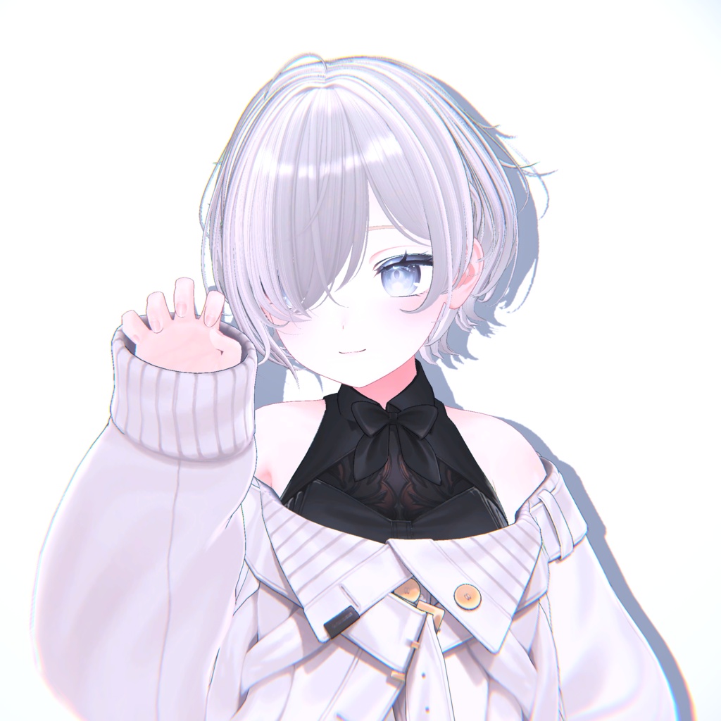 【20アバター対応】メカクレラフショート【VRChat】