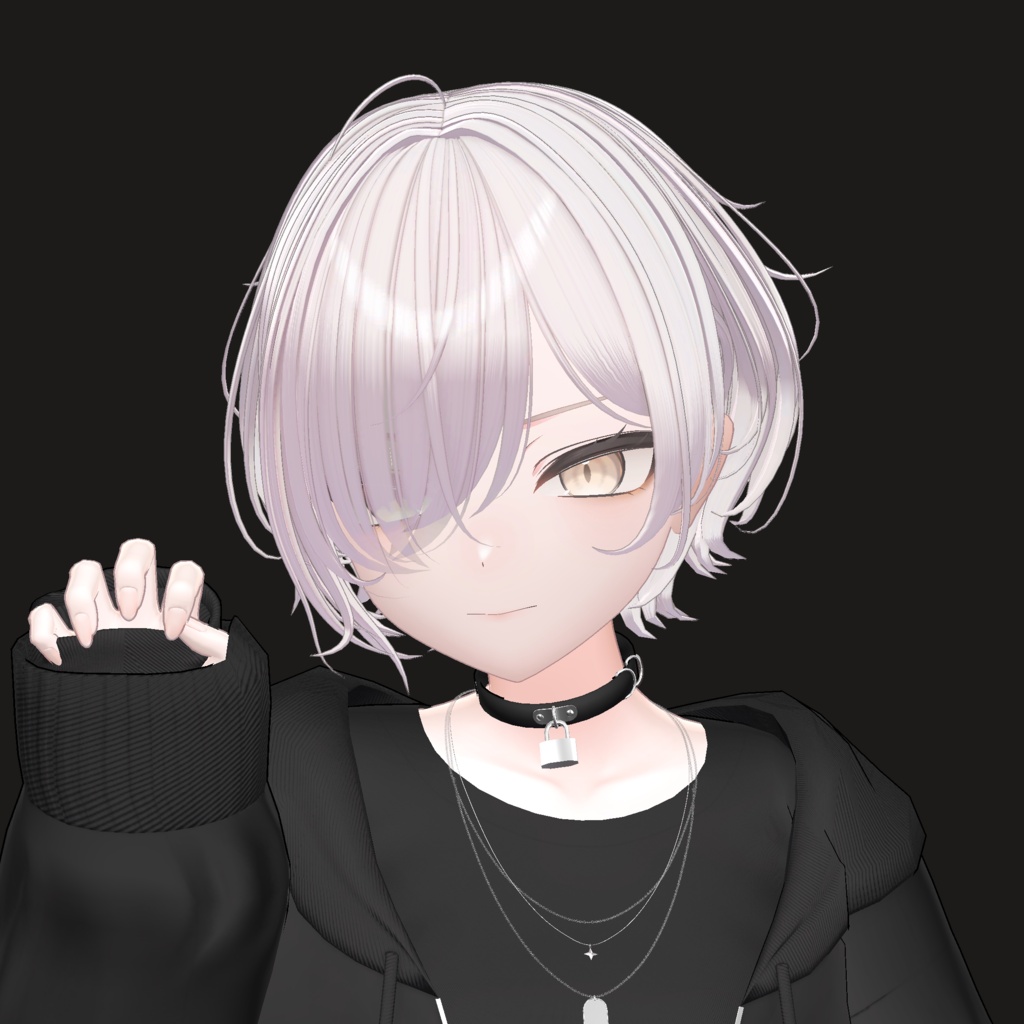 【14アバター対応】メカクレラフショート【VRChat】