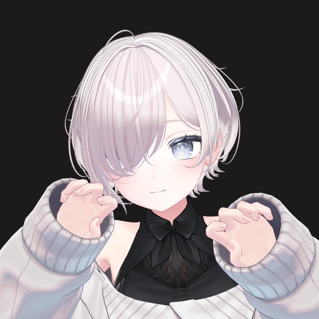 【14アバター対応】メカクレラフショート【VRChat】