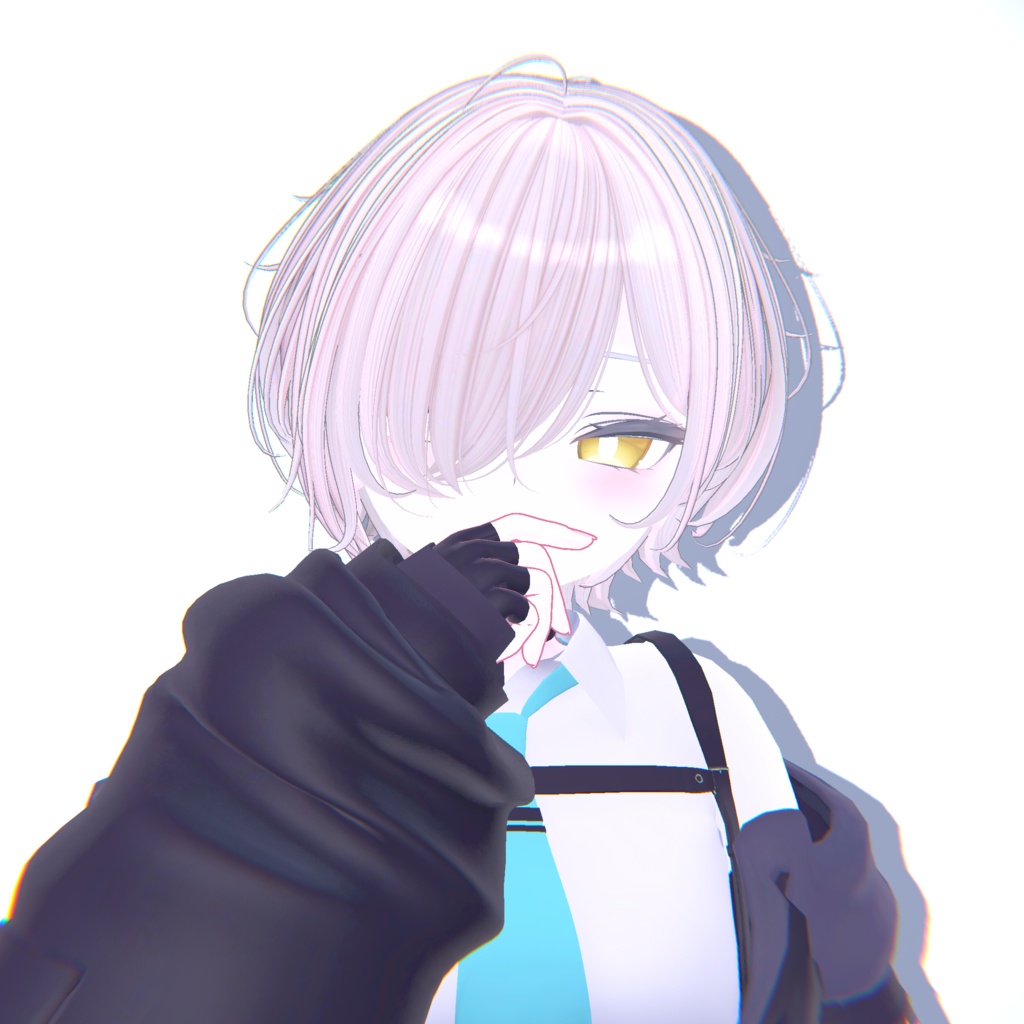 【20アバター対応】メカクレラフショート【VRChat】