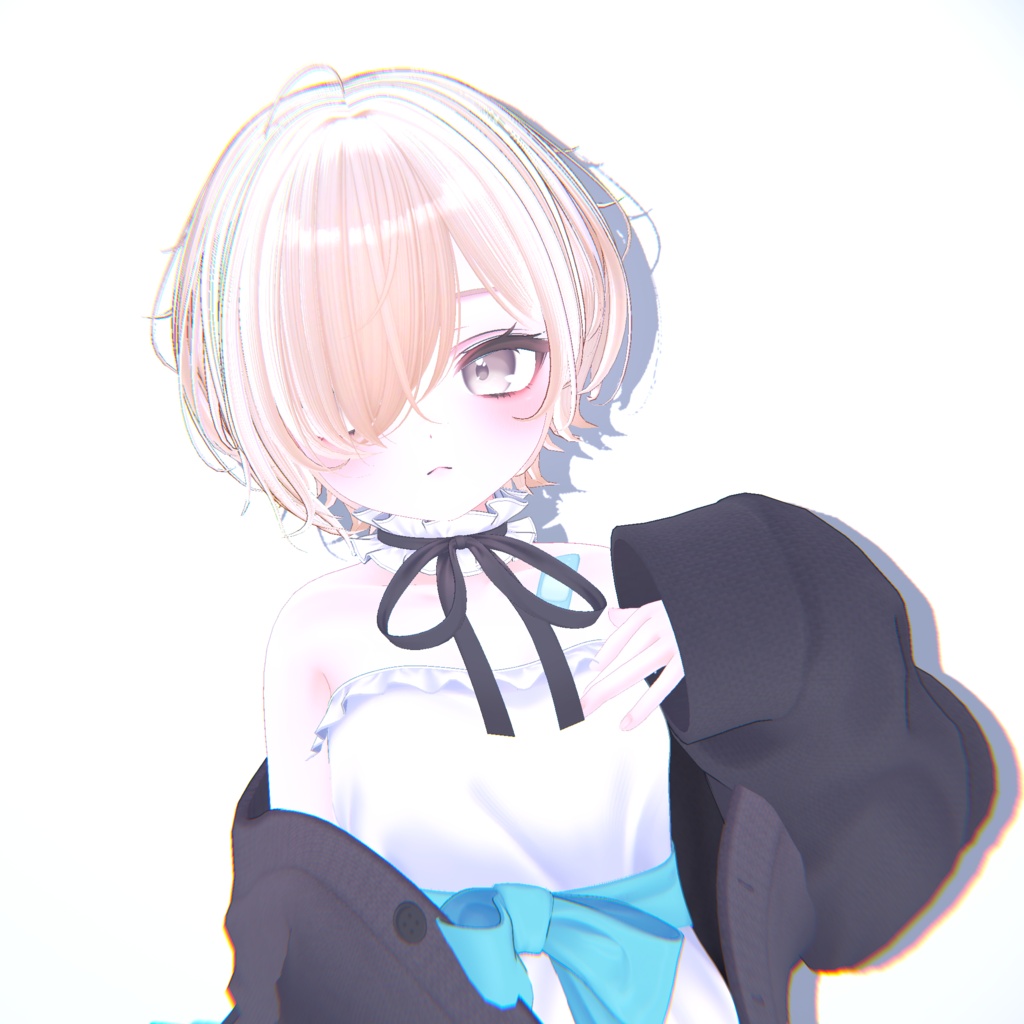 【20アバター対応】メカクレラフショート【VRChat】