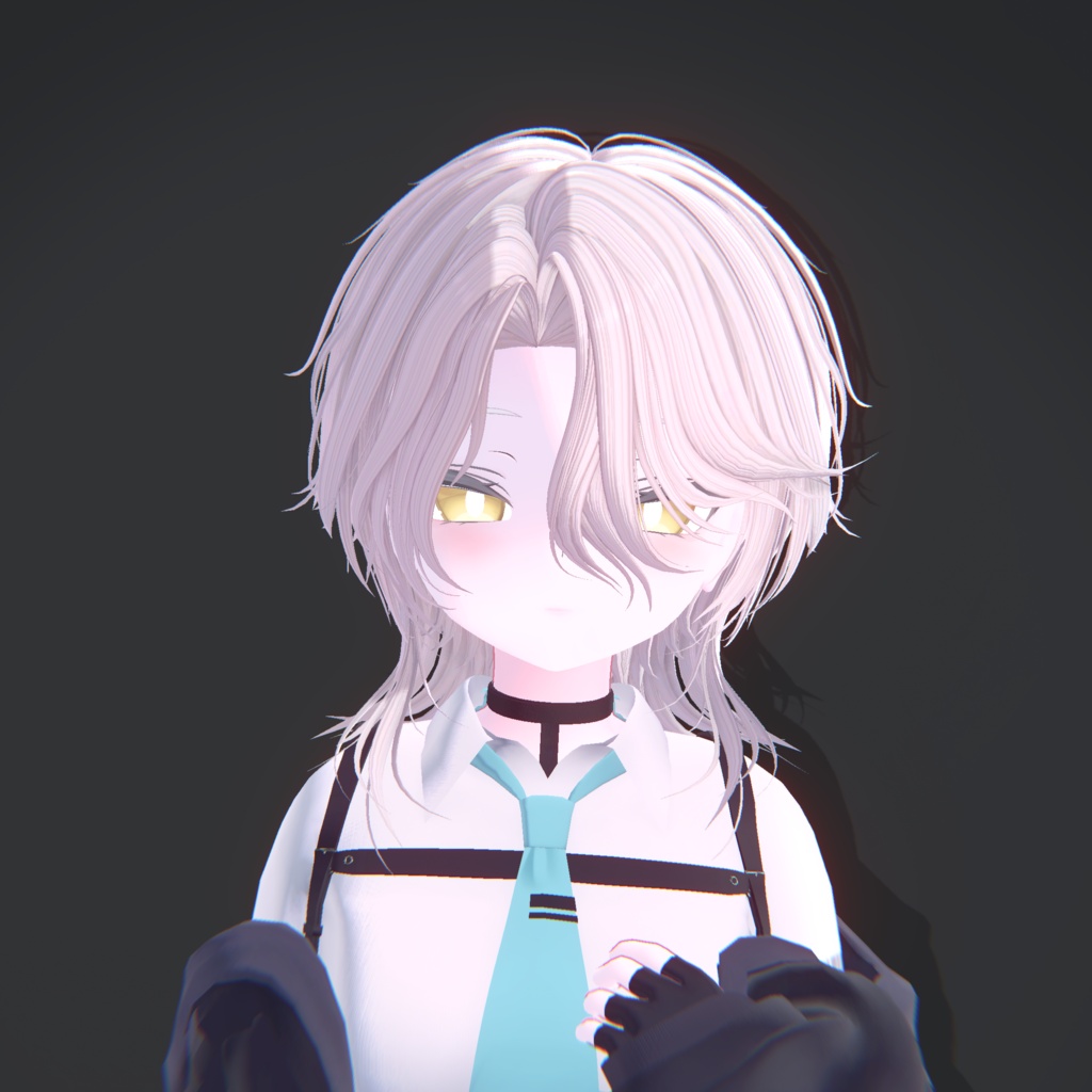 【16アバター対応】センターパートウルフ【VRChat】