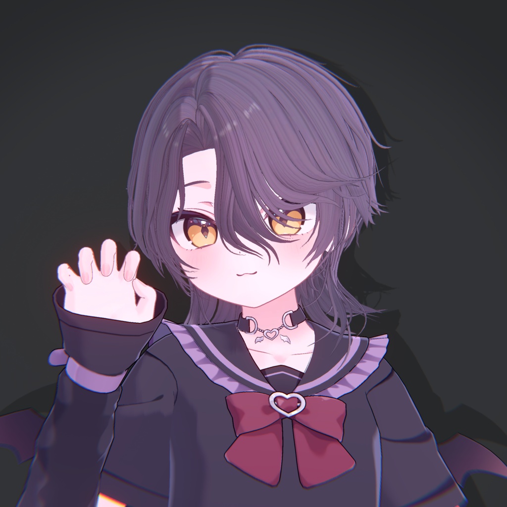 【16アバター対応】センターパートウルフ【VRChat】