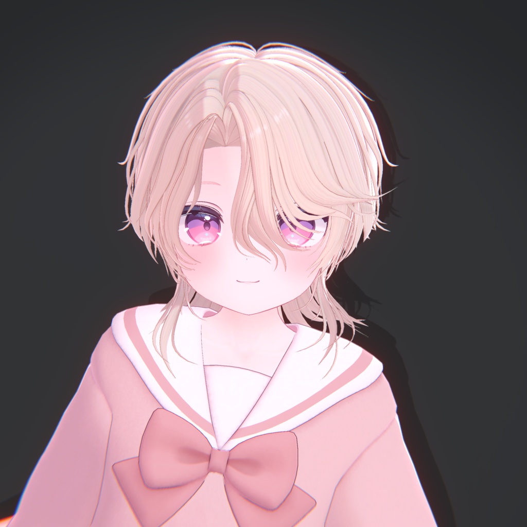 【16アバター対応】センターパートウルフ【VRChat】