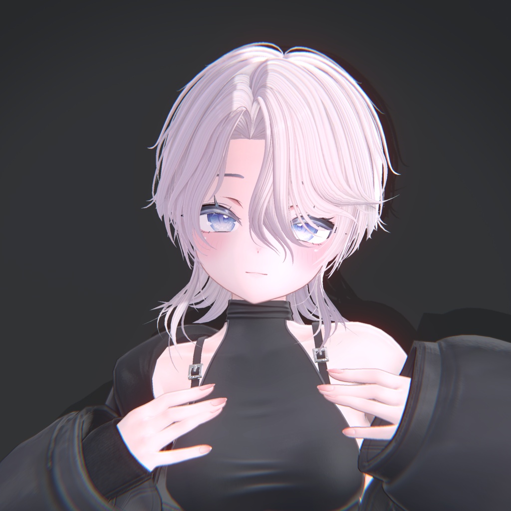 【16アバター対応】センターパートウルフ【VRChat】