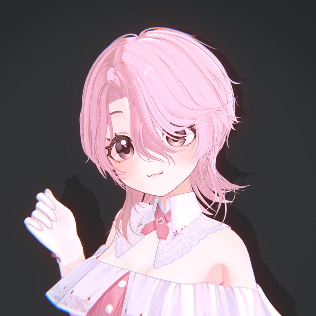 【16アバター対応】センターパートウルフ【VRChat】