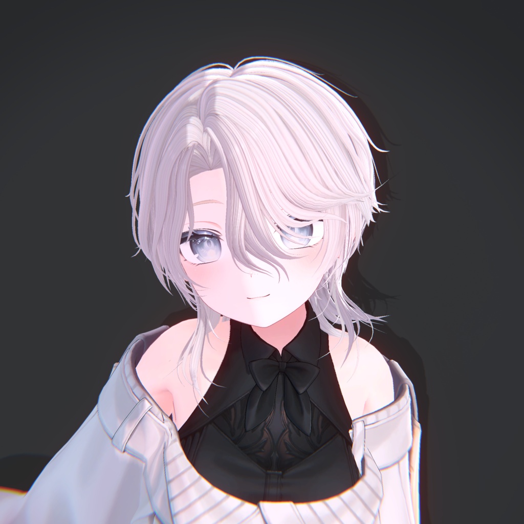 【16アバター対応】センターパートウルフ【VRChat】