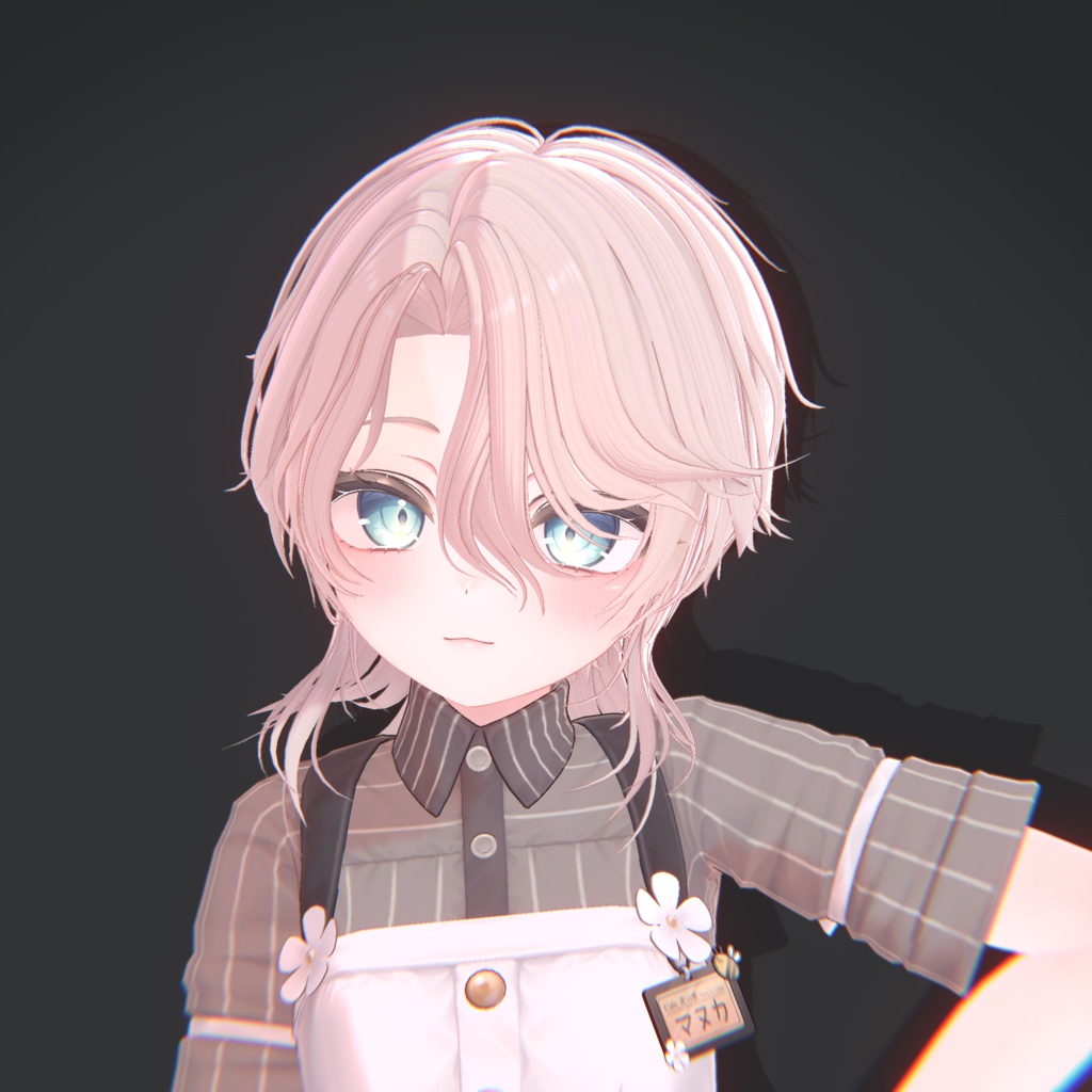 【16アバター対応】センターパートウルフ【VRChat】