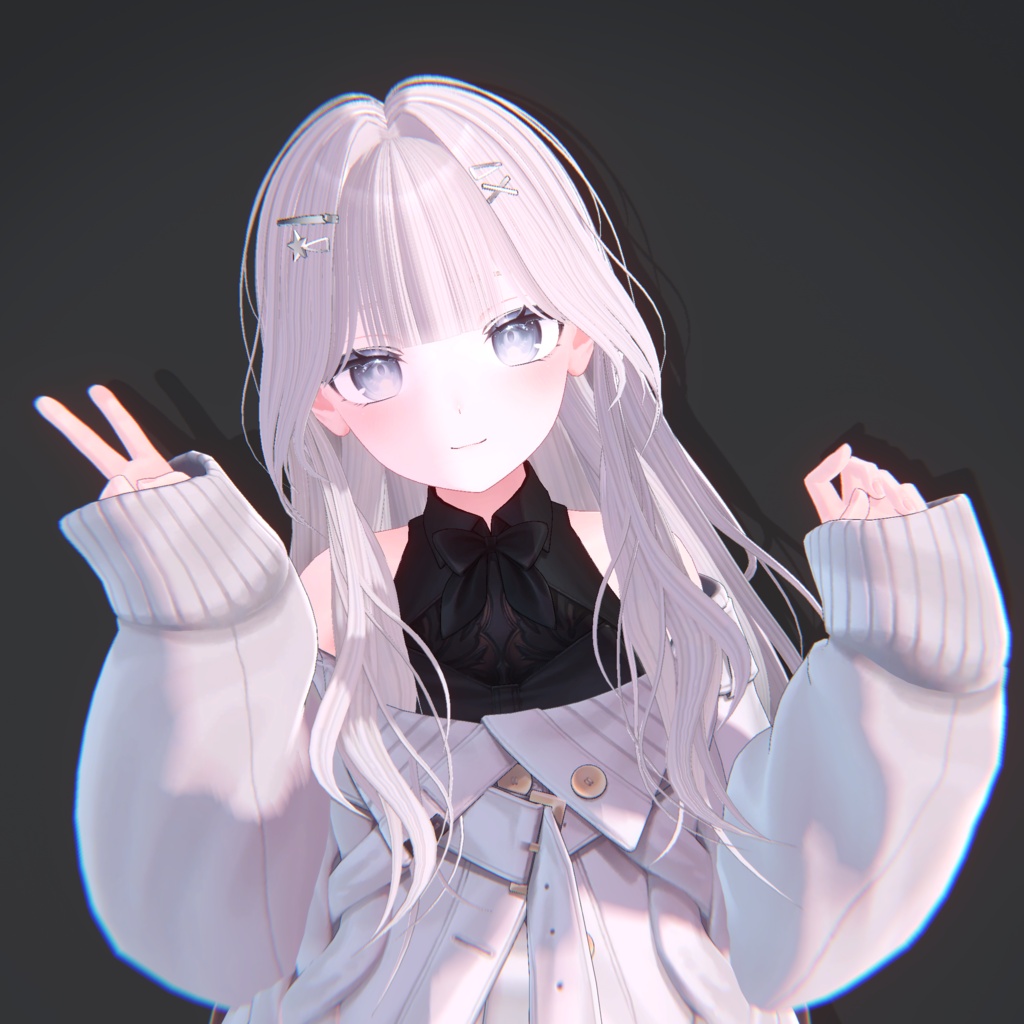 【12アバター対応】ギャルヘア【VRChat】
