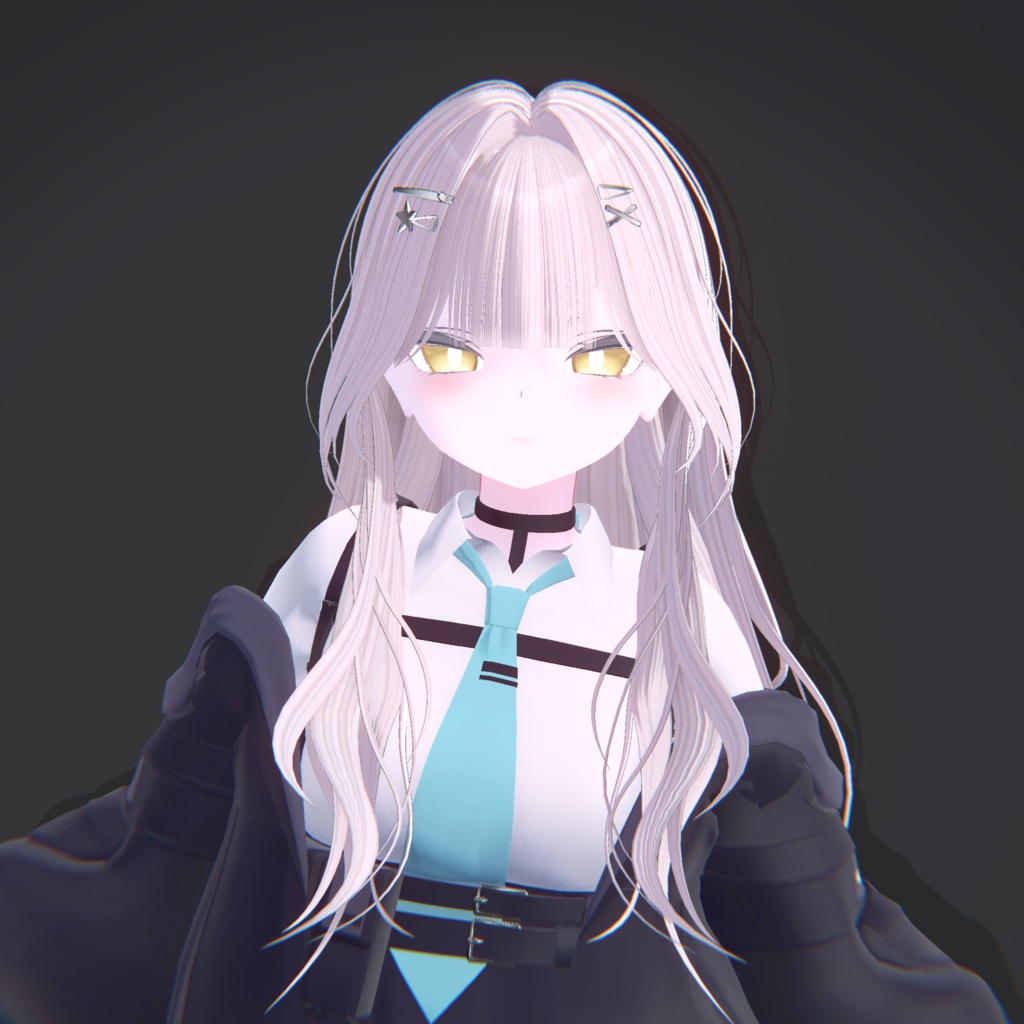 【12アバター対応】ギャルヘア【VRChat】
