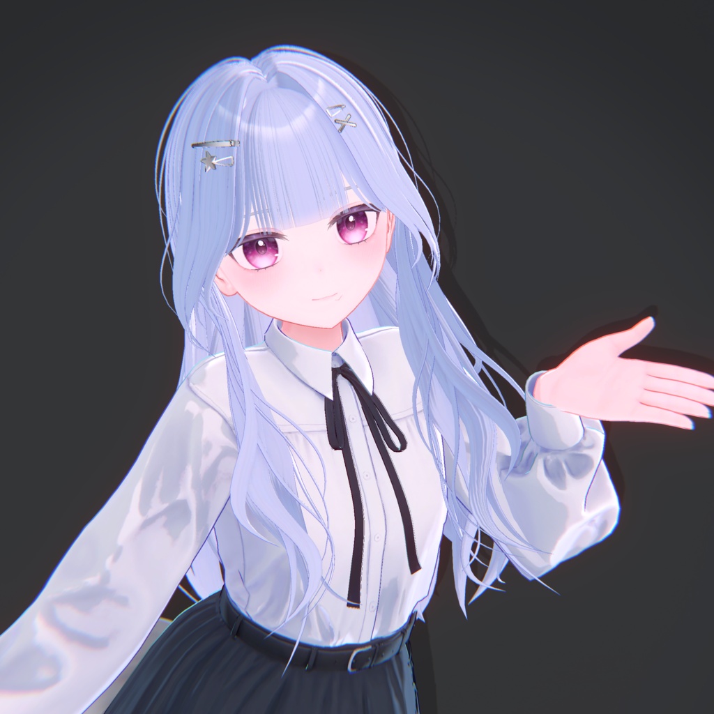 【12アバター対応】ギャルヘア【VRChat】